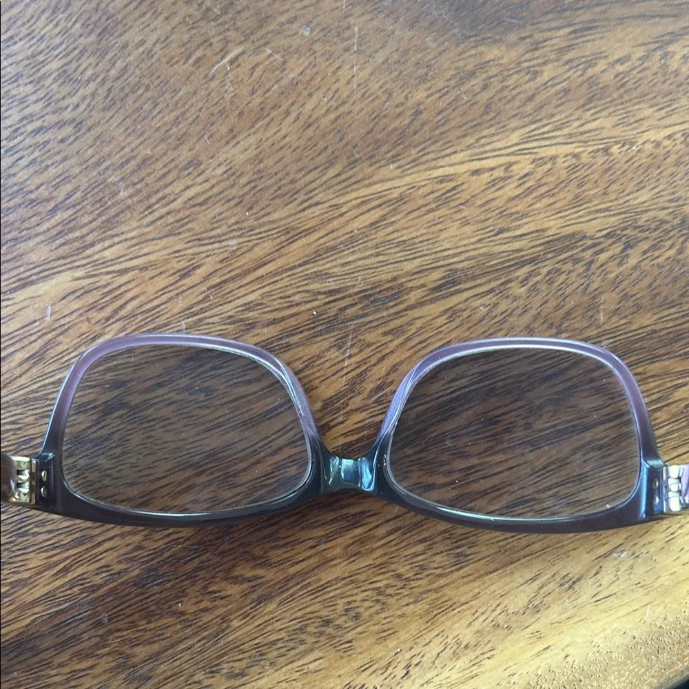 Jimmy Choo Brown Gradient Rectangle reading Glasses  !!